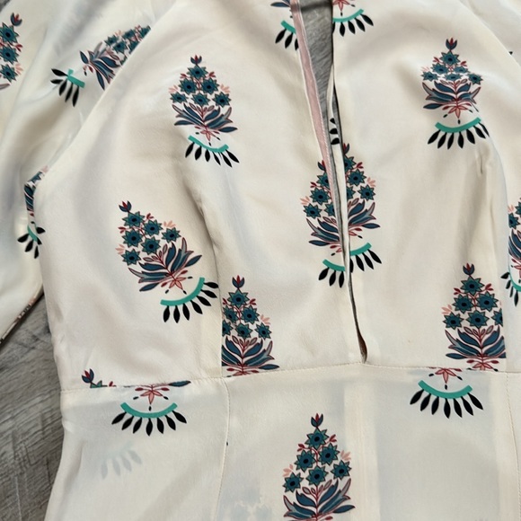 SCF Paris dress SZ 2 Fleur print - Picture 6 of 7